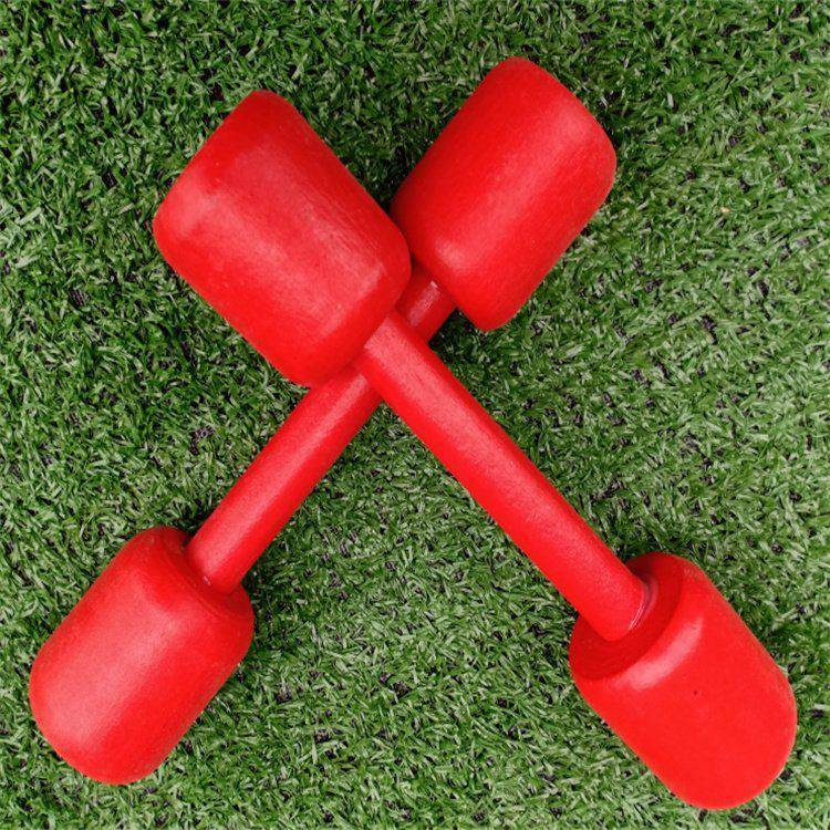 【奥昌 儿 童哑铃 儿童趣味软式器材 中小学达标器材投标采购 木哑铃