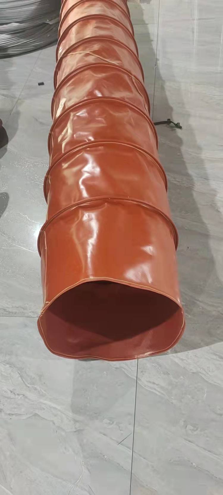 嘉隆方形风机软连接帆布伸缩通风管道圆形进口防火排烟软接头