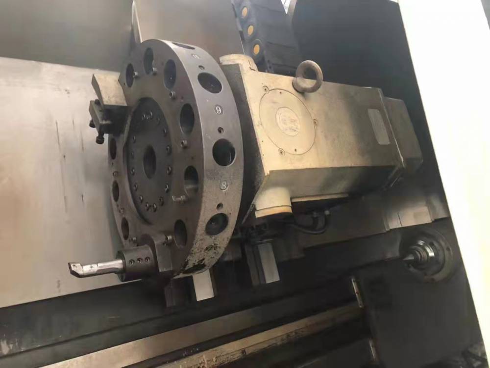 处理二手沈阳ck32631500数控转塔车床二手沈阳数控车二手斜轨车
