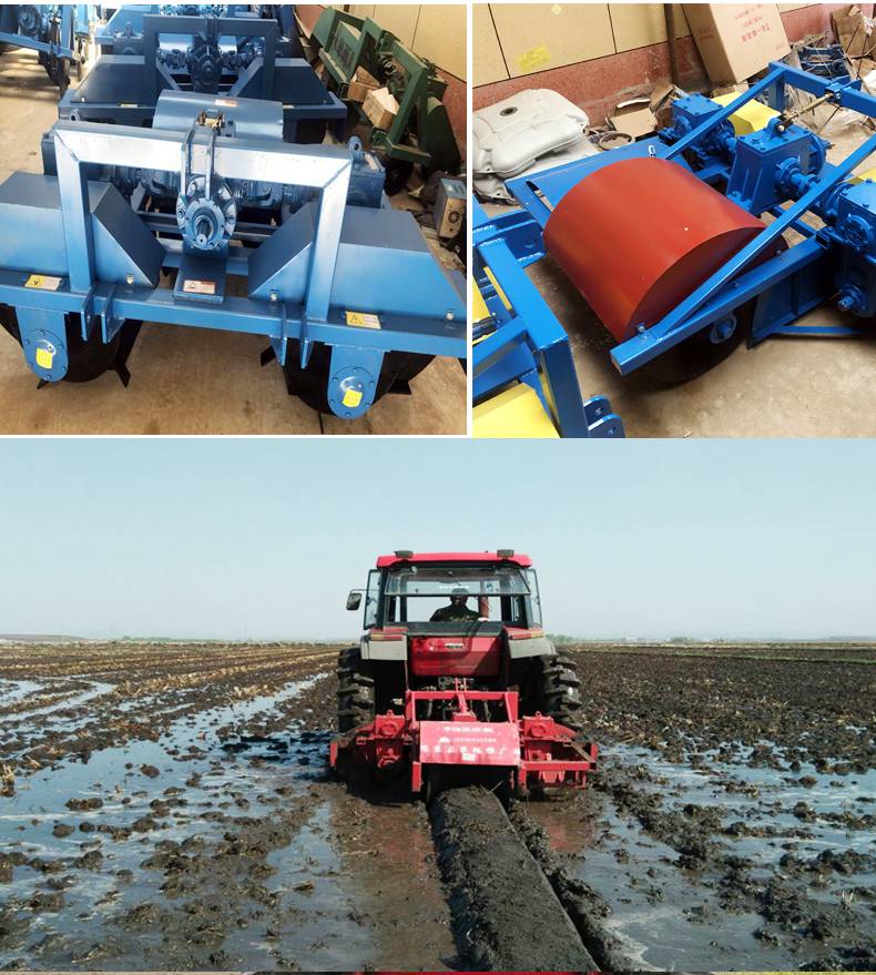 田埂打梗机水稻田筑埂机旱水田四轮拖拉机带单双边筑梗打背机