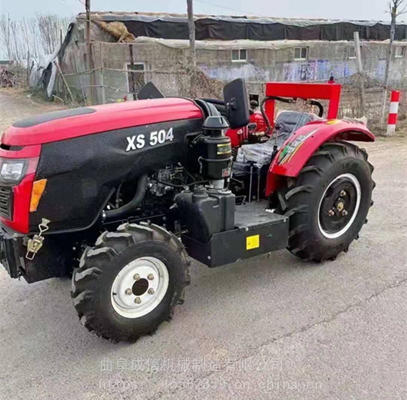 中驰奔野504拖拉机四驱农用拖拉机拖拉机旋耕机成套设备