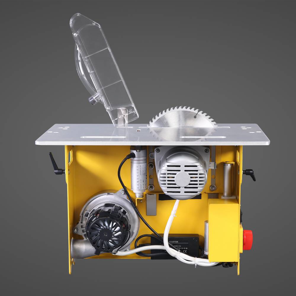 木工好帮手木工无尘锯小型电锯切割机装修木工工具推台锯锯一体无尘锯