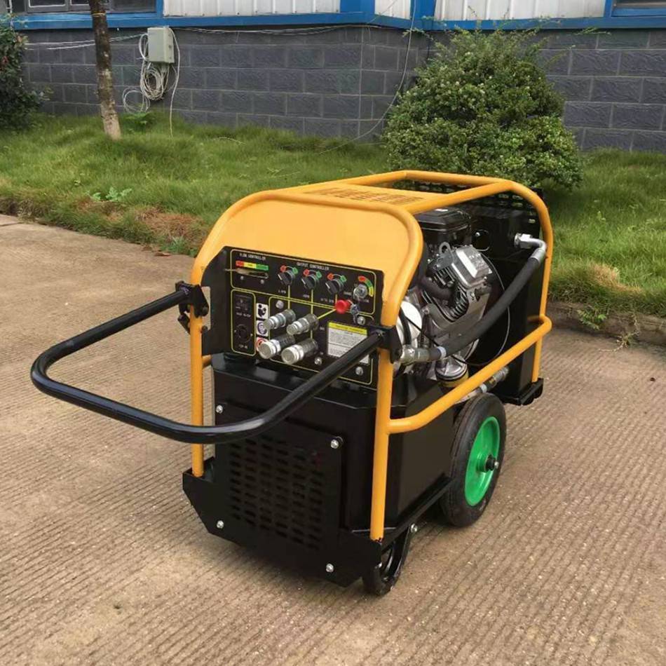 汽油柴油液压动力站威凯移动式液压动力站便携式汽油液压站