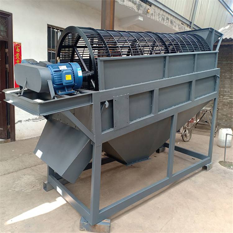 稻壳玉米芯滚筒筛6米长木屑颗粒除杂圆筒筛筛草机