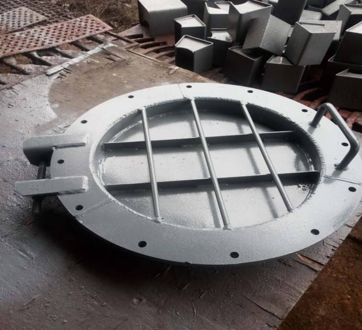 盐山鑫佰圆形焊接人孔dn500常压人孔手孔