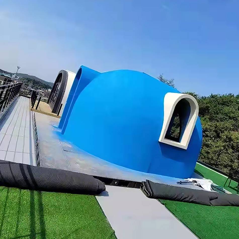 旅游景区模块房材料景区模块拼装房厂家日本圆形房子多咪屋馒头房工厂