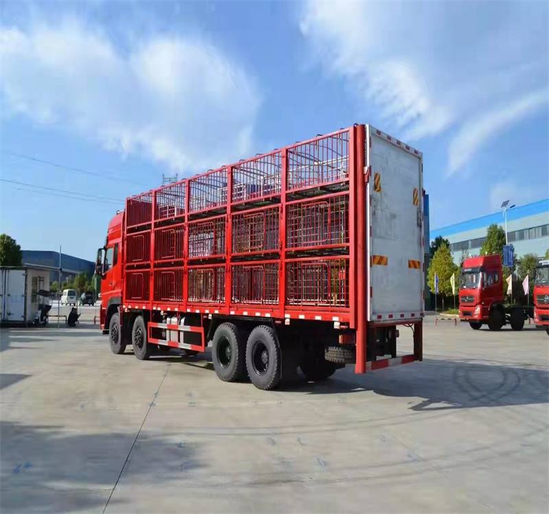 国六东风柳汽两层运猪车不锈钢恒温畜禽运输车二手铝合金猪车