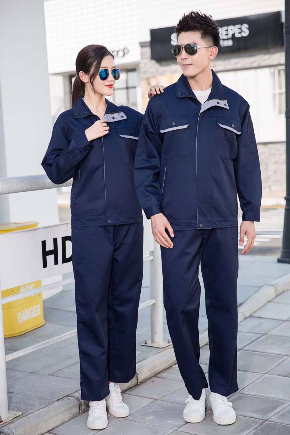 工作服定制平台思戴尔服饰春秋长袖工装加厚