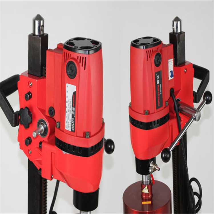 滑板水磨钻机 小型地基打桩机 手持水磨钻机 新款省力钻机