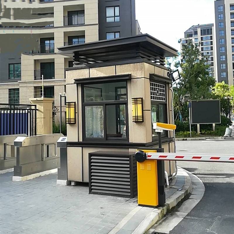 停车场收费亭户外移动值班岗亭学校传达室成品工厂门卫室***