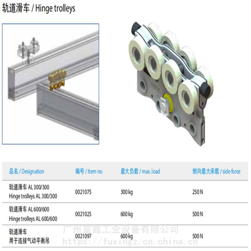 德国eepos轨道滑车轨道滑车0021075轨道滑车al00
