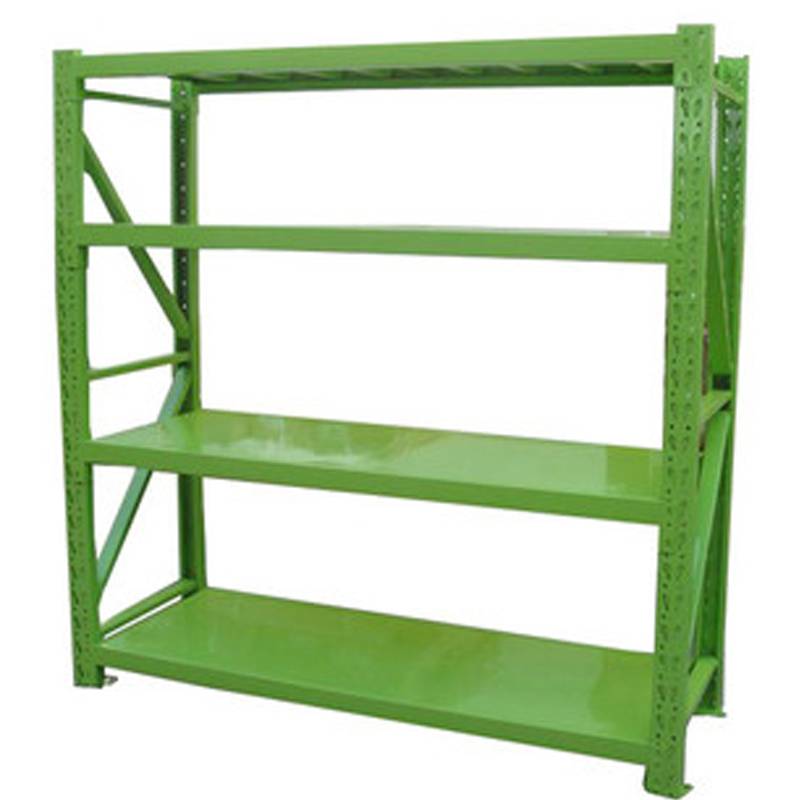 军绿色重型仓储货架训练器材置放架带脚轮消费用品移动货架