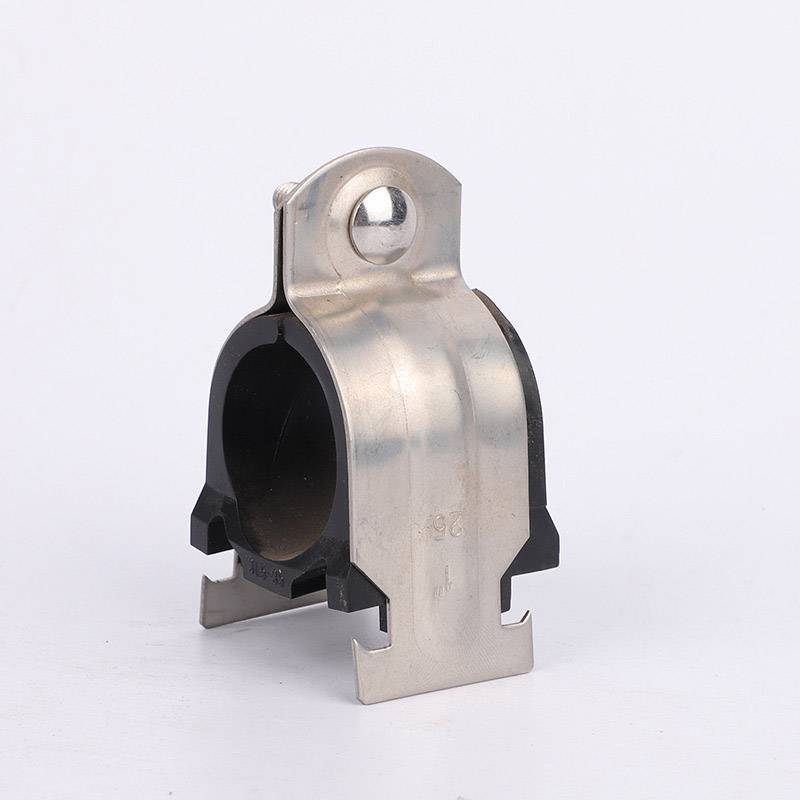 不锈钢箍带防震管卡p型卡热镀锌内衬应急管束多用途绝缘抱箍管夹