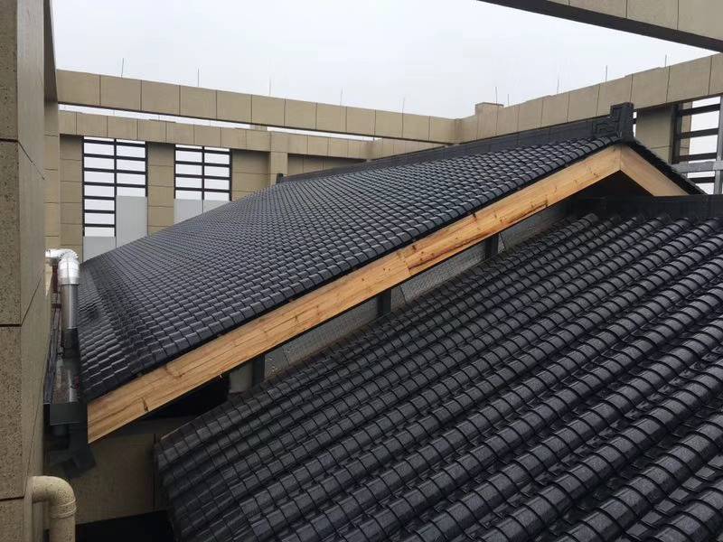 高分子小青瓦绝缘防腐蚀防台风航空高分子材质