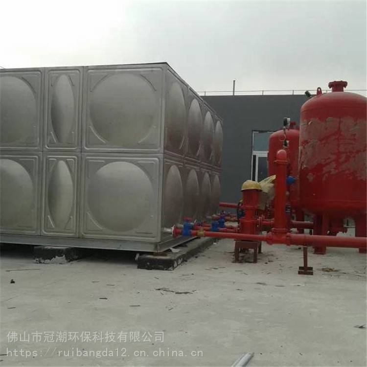 惠州市不锈钢生活水箱 不锈钢水箱定制 冠潮 大量现货