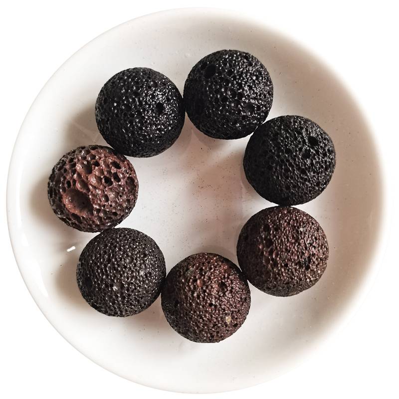 3.5cm火山石球 微孔抗菌 mph碱性陶瓷 磨脚石