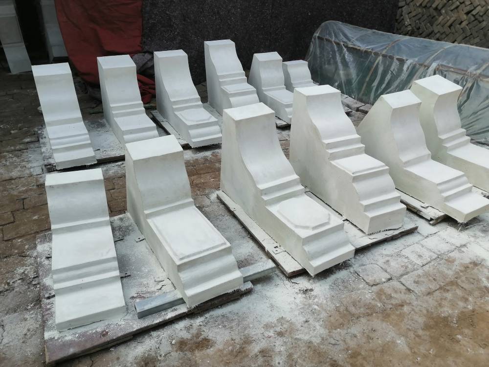 梁托古建墀头马头墙托白色墀头徽派墀头仿古苏式徽派京派园林瓦厂