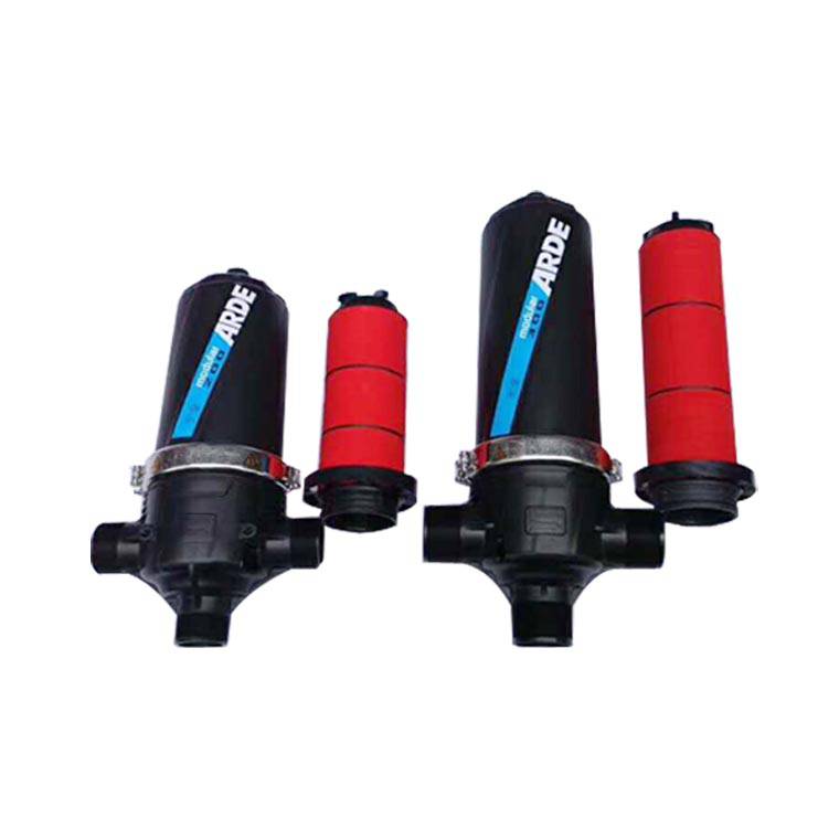 温室大棚滴灌3寸自动反冲洗T型透明叠片过滤器