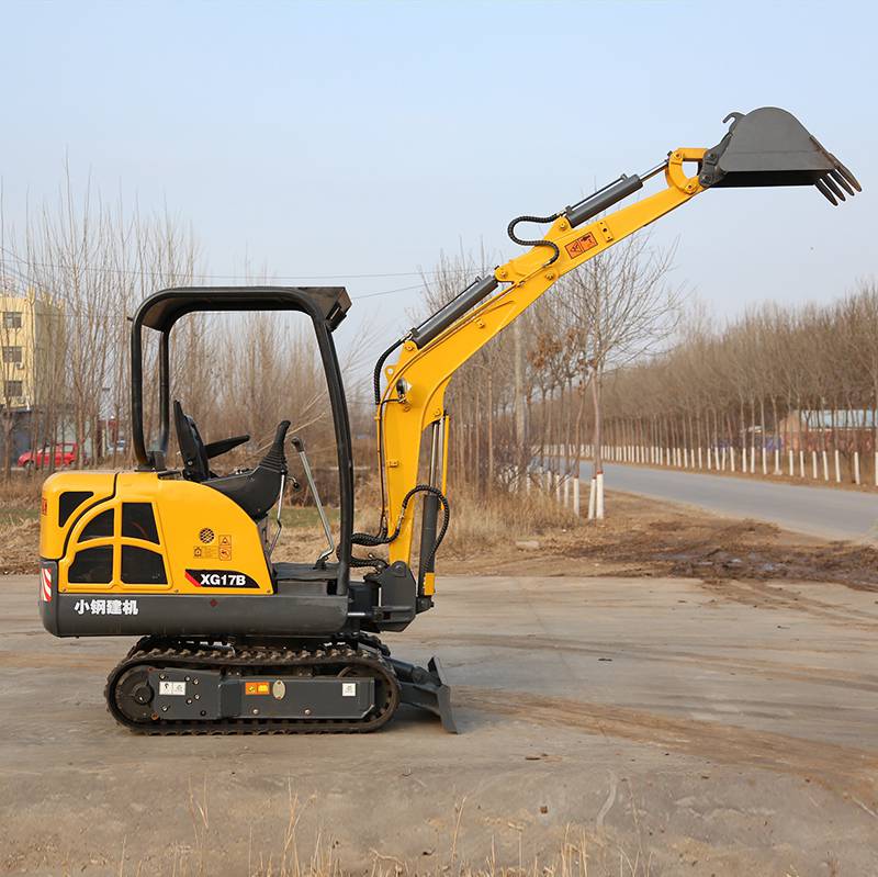 小钩机厂家小钢建机小型挖掘机小勾机农用