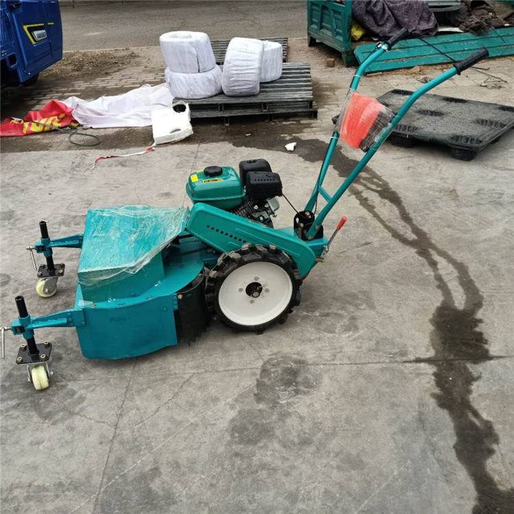 批发柴油碎草机小型自动割草机大棚荒草割草粉碎机