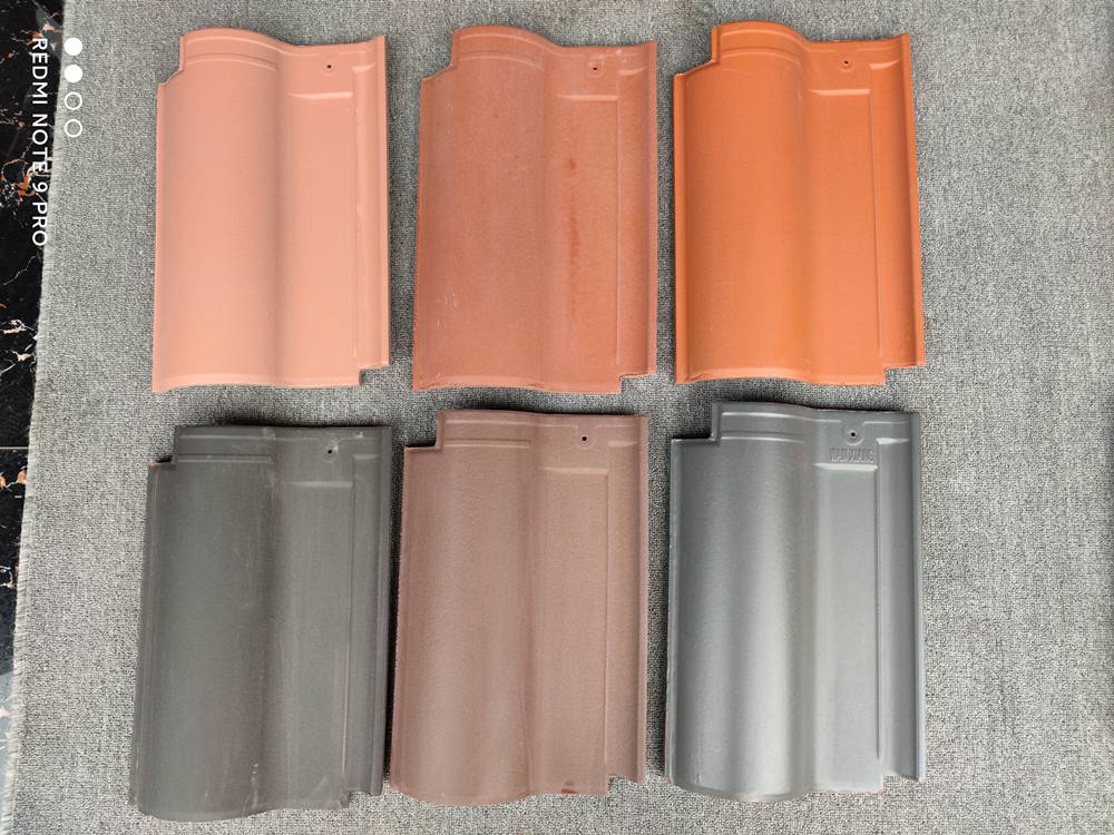 山东屋面瓦厂家 全瓷罗曼瓦 全直角罗曼瓦 隔热隔寒