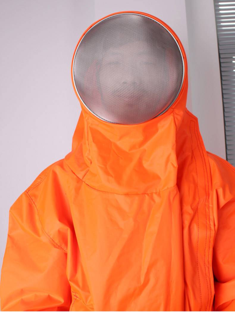 【连体消防救灾防蜂服带风扇透气散热防马蜂服应急救援防蜂蛰防护服】