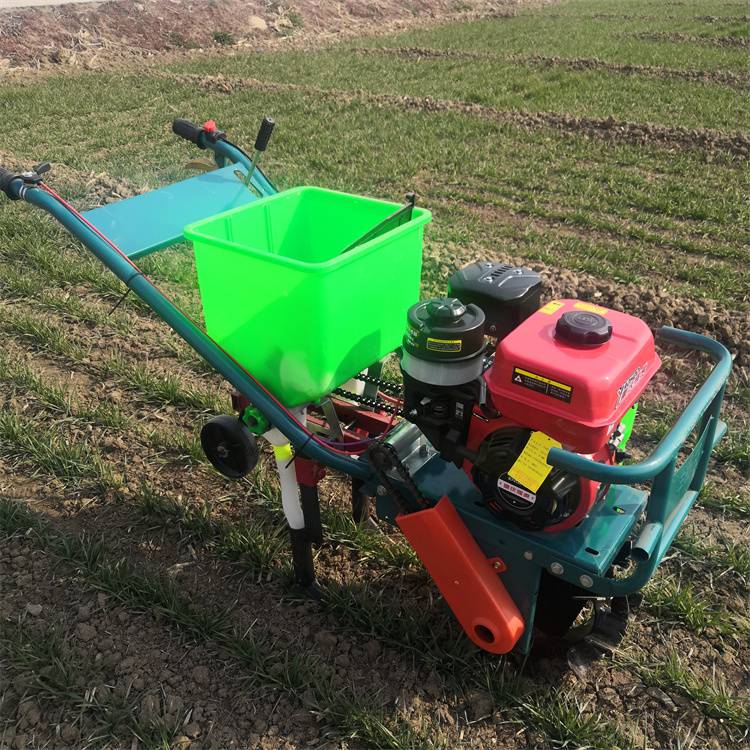 手推式果园肥料追肥机农用玉米播种机果园手推施肥机