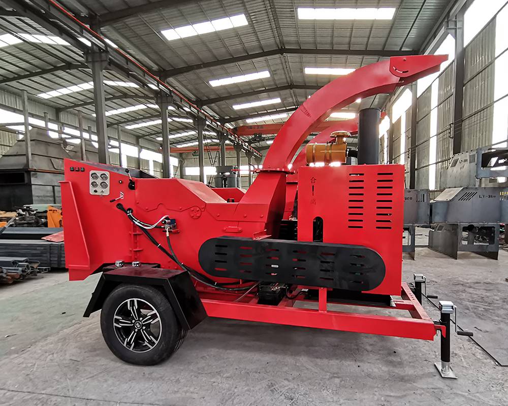 科言1000型树枝粉碎机果园果树柴油秸秆园林绿化电动碎枝机枝