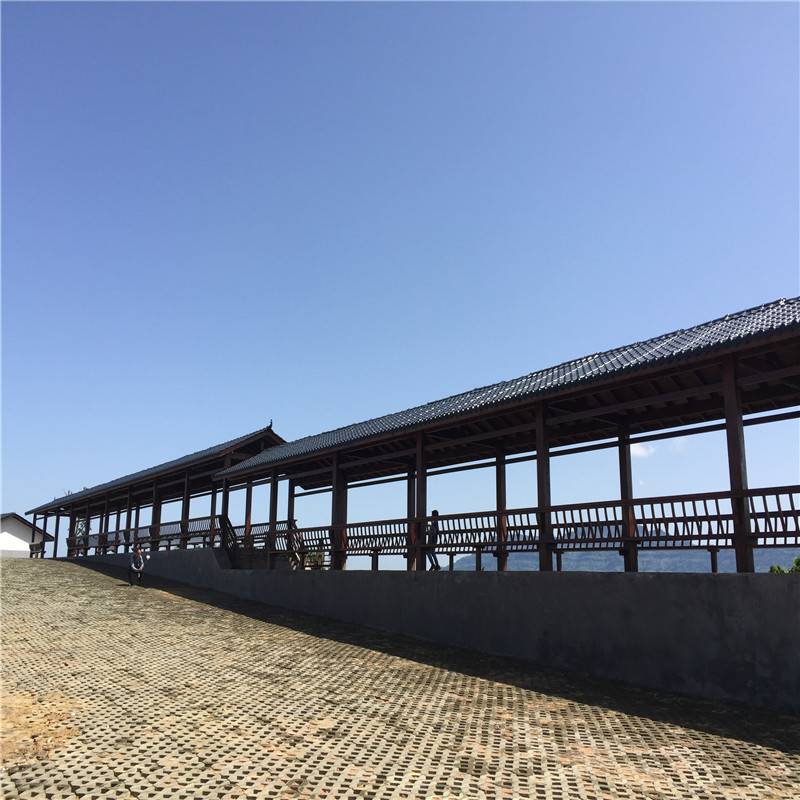 江津防腐木长廊 南川景观长廊 綦江木质长廊 万盛树脂瓦长廊修建厂家