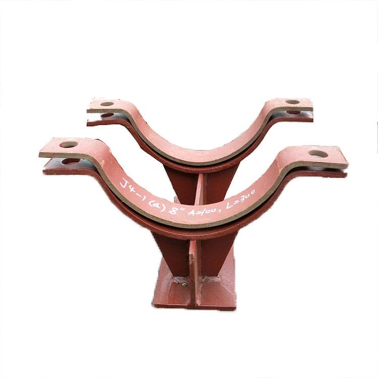 焊接型t型管托阜阳管托支架需加橡胶垫鼎川支吊架