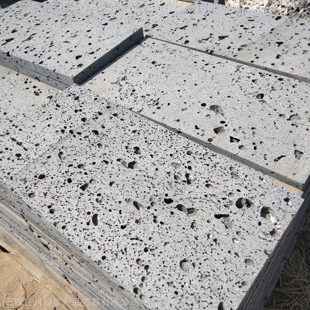 墙壁装饰火山石板装饰用火山石板乱形火山石板材北京厂家型号全