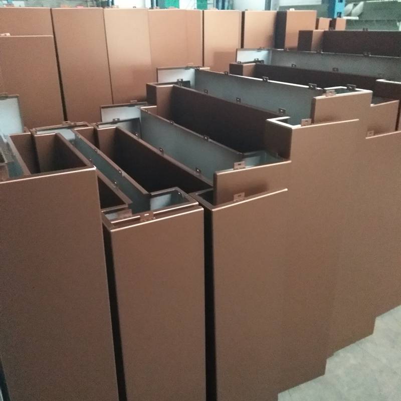 咖啡色氟碳漆铝单板  深咖色氟碳铝板