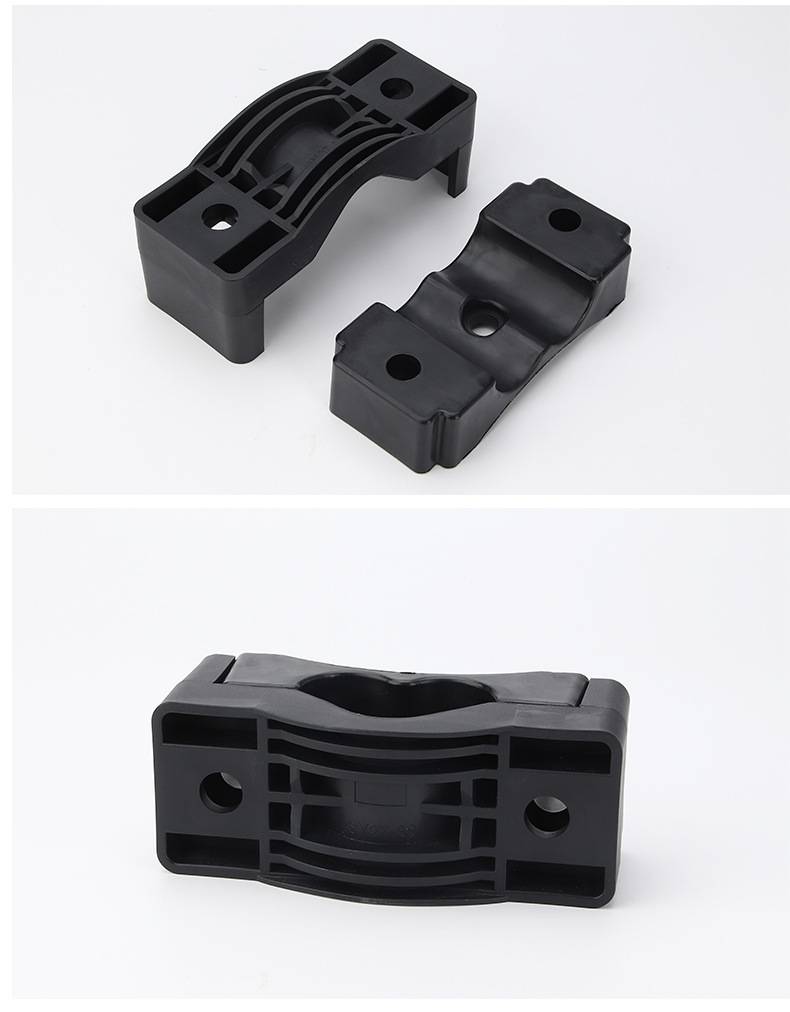 【尼龙三芯电缆夹具固定支架 电缆油管夹管卡卡箍高压电缆三芯管夹】