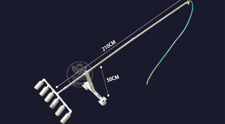 不锈钢火焰消毒枪批发零售猪场消毒喷火枪液化气喷火枪便携式多头喷枪