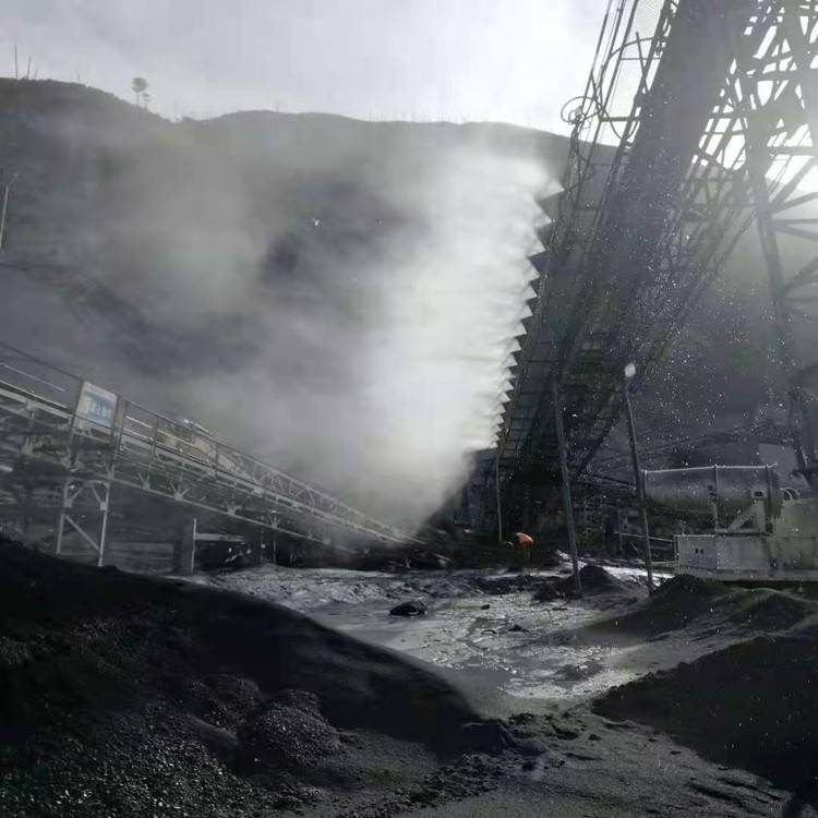 黄石煤矿车间厂房降尘喷淋系统砂石加工厂除尘降温喷雾安装报价