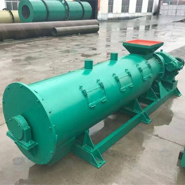 饼粕三合一造粒 转鼓式混合机 鸡粪化肥制粒均匀