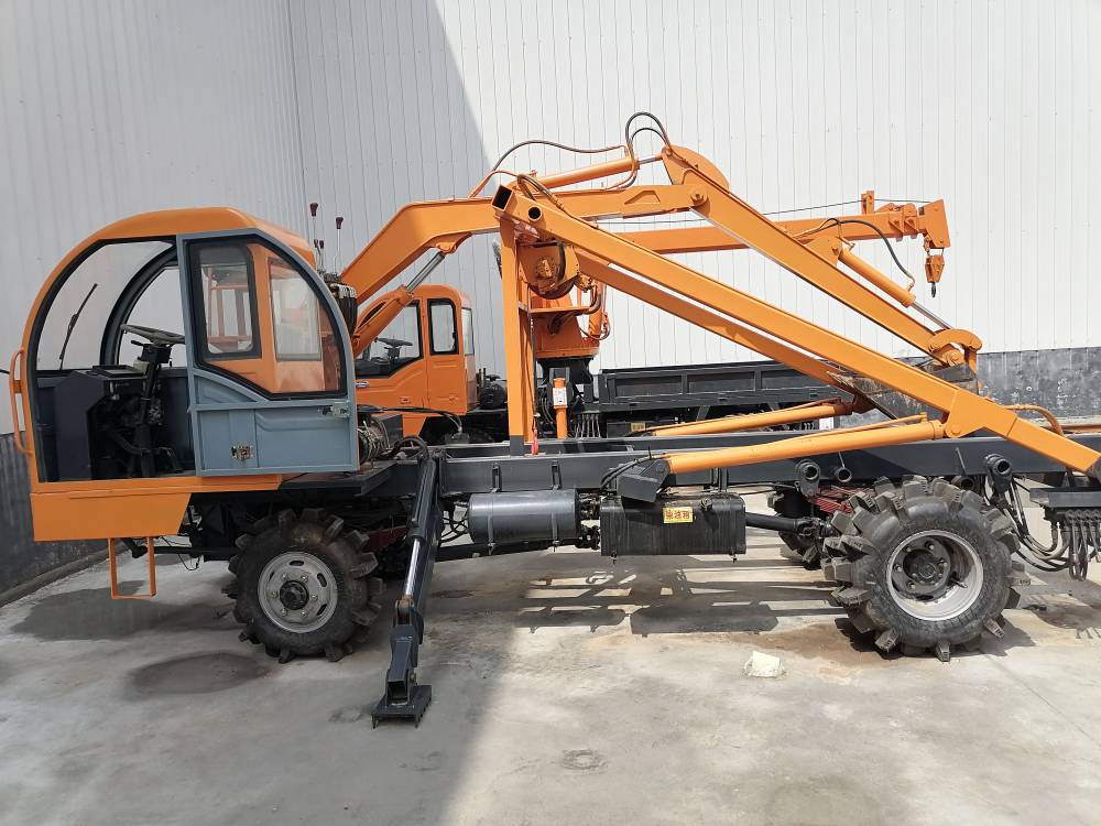 吉林小型四不像抓木机抓木机农用拖车定制