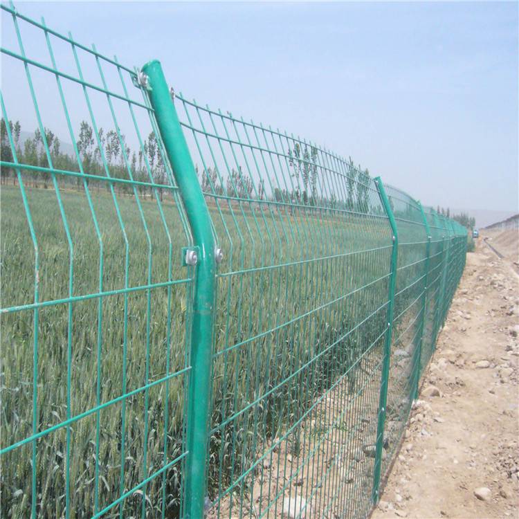 防护栏桃型柱护栏网 量大从优 铁丝护栏网可加工定做 万泰