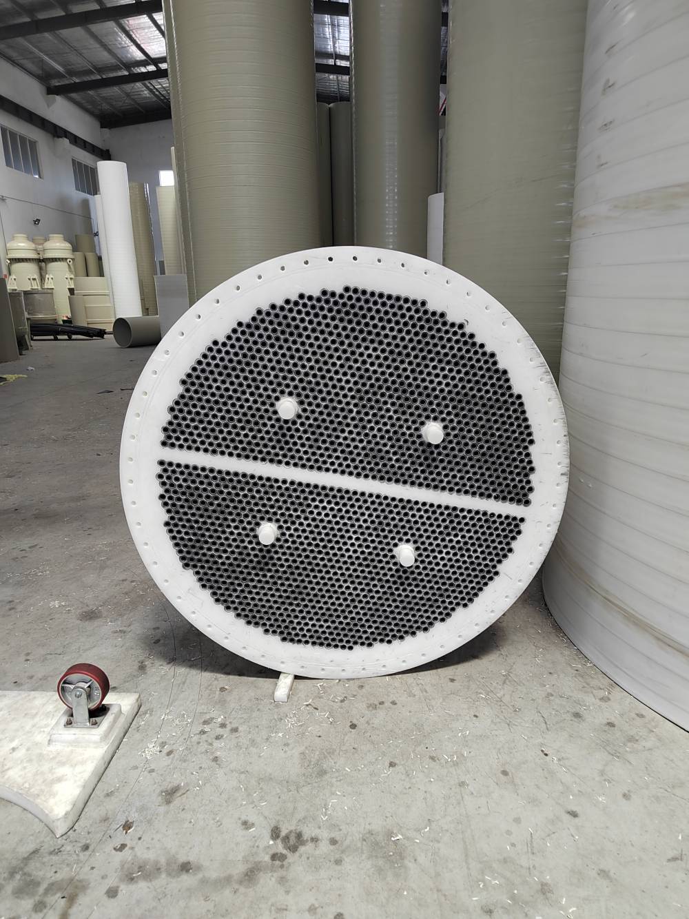 pp列管冷凝器石墨改性降膜吸收器pp换热器支持定制