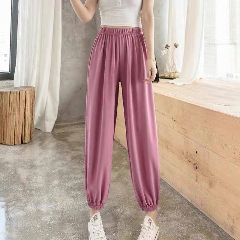 广东梅州女休闲裤品牌大全 款式韩版秋冬几块钱棉质女式休闲裤