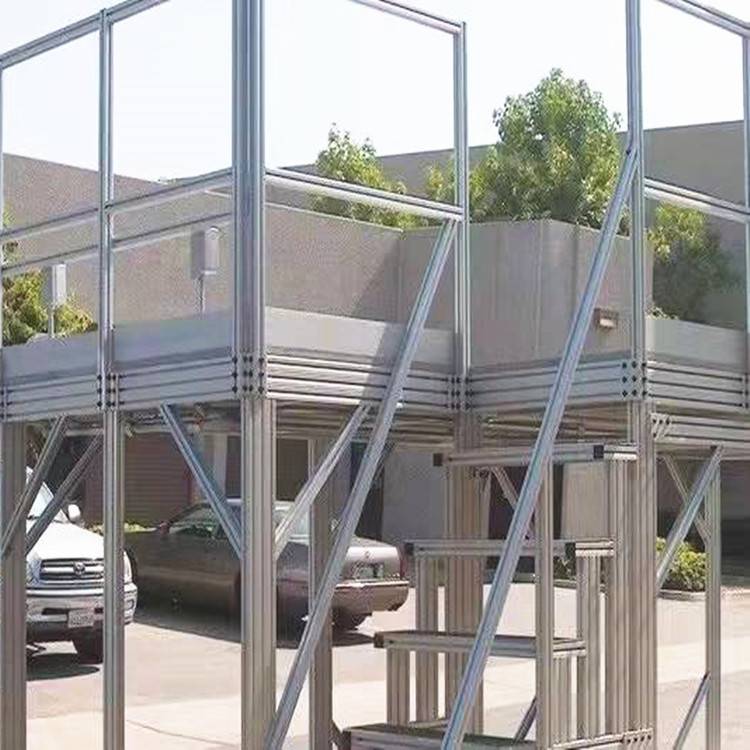 铝型材踏台走台工业铝型材登高梯