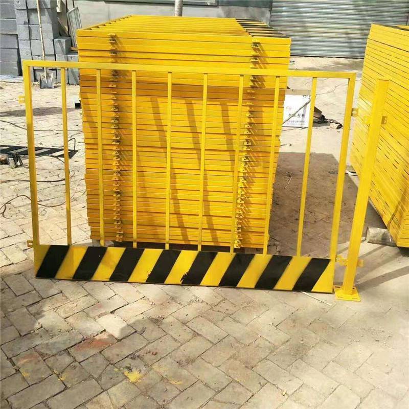 黄色临边护栏基坑护栏建筑工地防护栏杆
