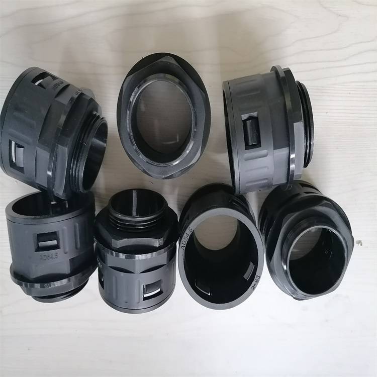 波浪管防水接头345pg29弯角浪盒接头电缆螺纹穿线管价格