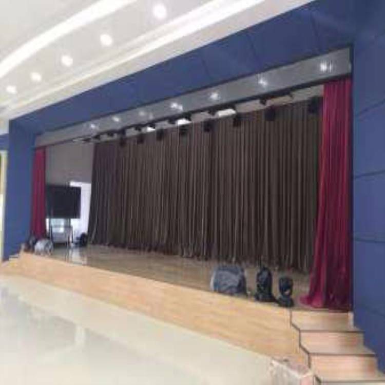 上海大学舞台幕布上海大剧院舞台大幕上海展厅会场电动舞台幕布