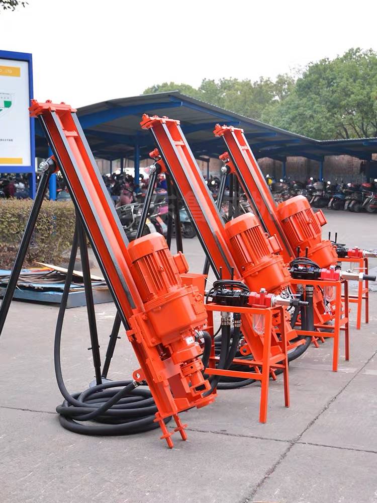 100型潜孔钻机小型凿岩冲击式钻机护坡锚杆钻孔机