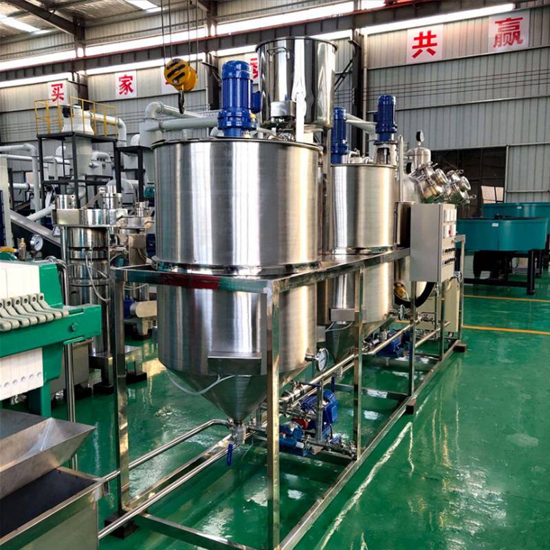 油厂油坊食用油精炼机油菜籽榨油机二级大豆油生产线图片