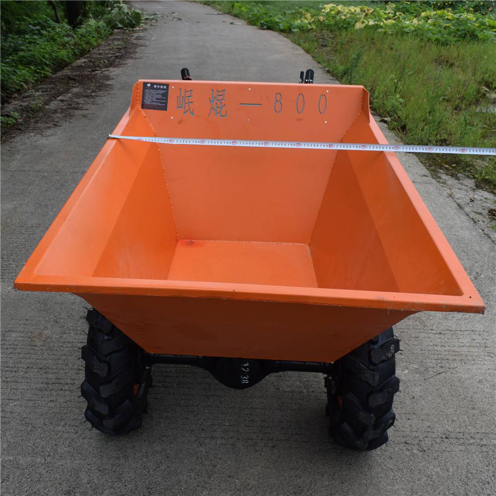 珉琨mk800a汽油推料车农用运肥料车田园菜地推土工具车