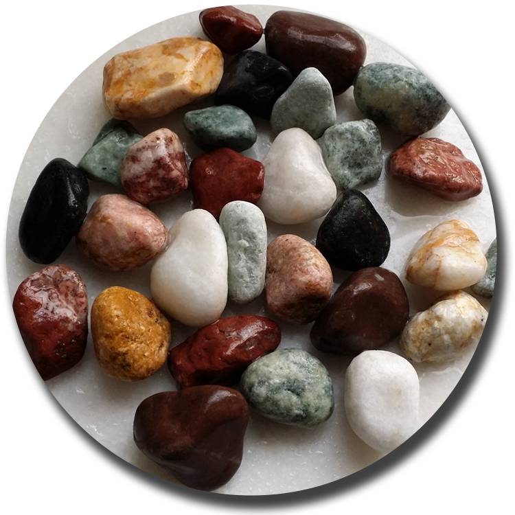 鹅卵石 七彩鹅卵石 彩色鹅卵石