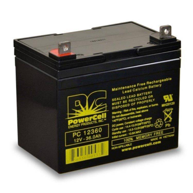 powercell蓄电池PC12360 免维护12V36AH直流屏 UPS电源