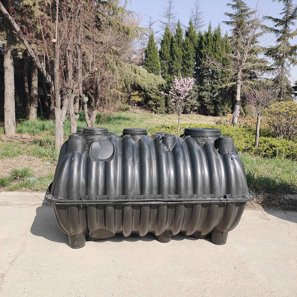 农村旱厕改造三格化粪池加厚塑料化粪桶塑料家用一体式化粪池